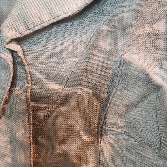 Free People- Washed Olive Shirt - Picture 3 of 5